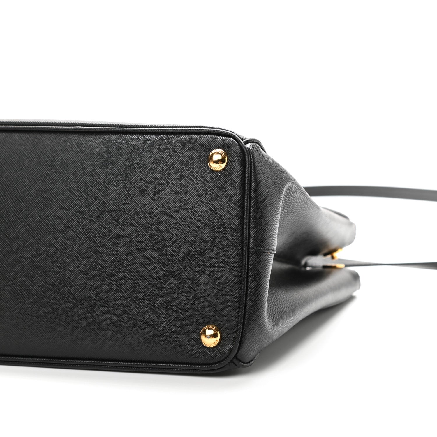 Prada Saffiano Medium Galleria Double Zip Tote Black 9 of 10