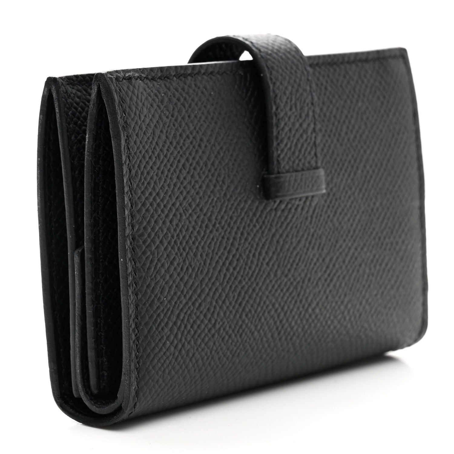 Hermes Epsom Mini Bearn Wallet Black 3 of 7