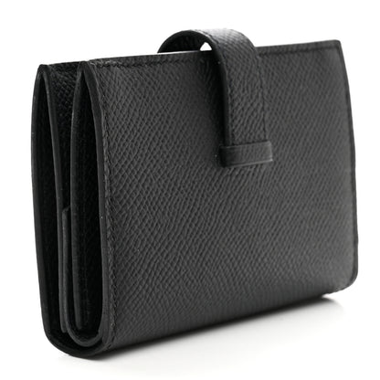 Hermes Epsom Mini Bearn Wallet Black 3 of 7