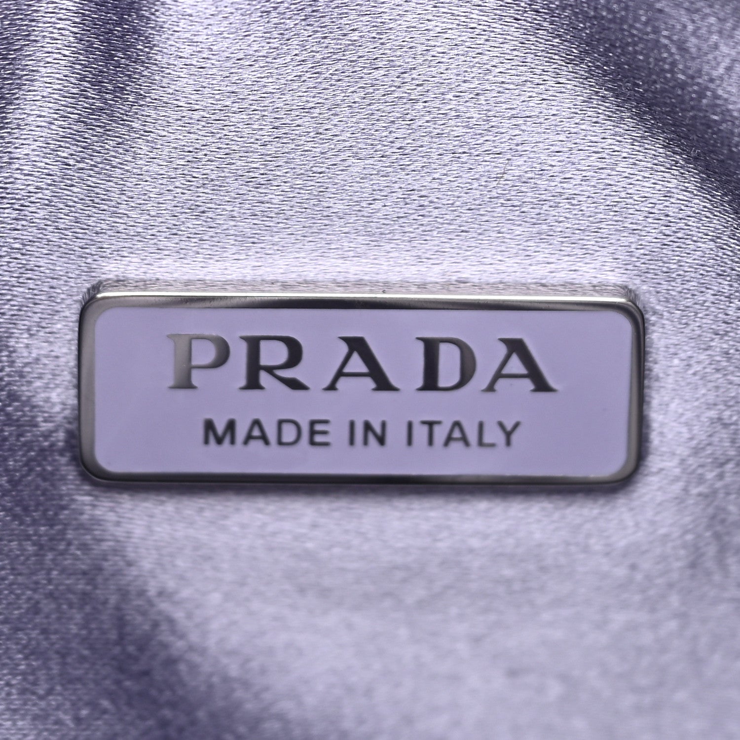 Prada Satin Crystal Mini Re-Edition 2000 Bag Glicine 6 of 12