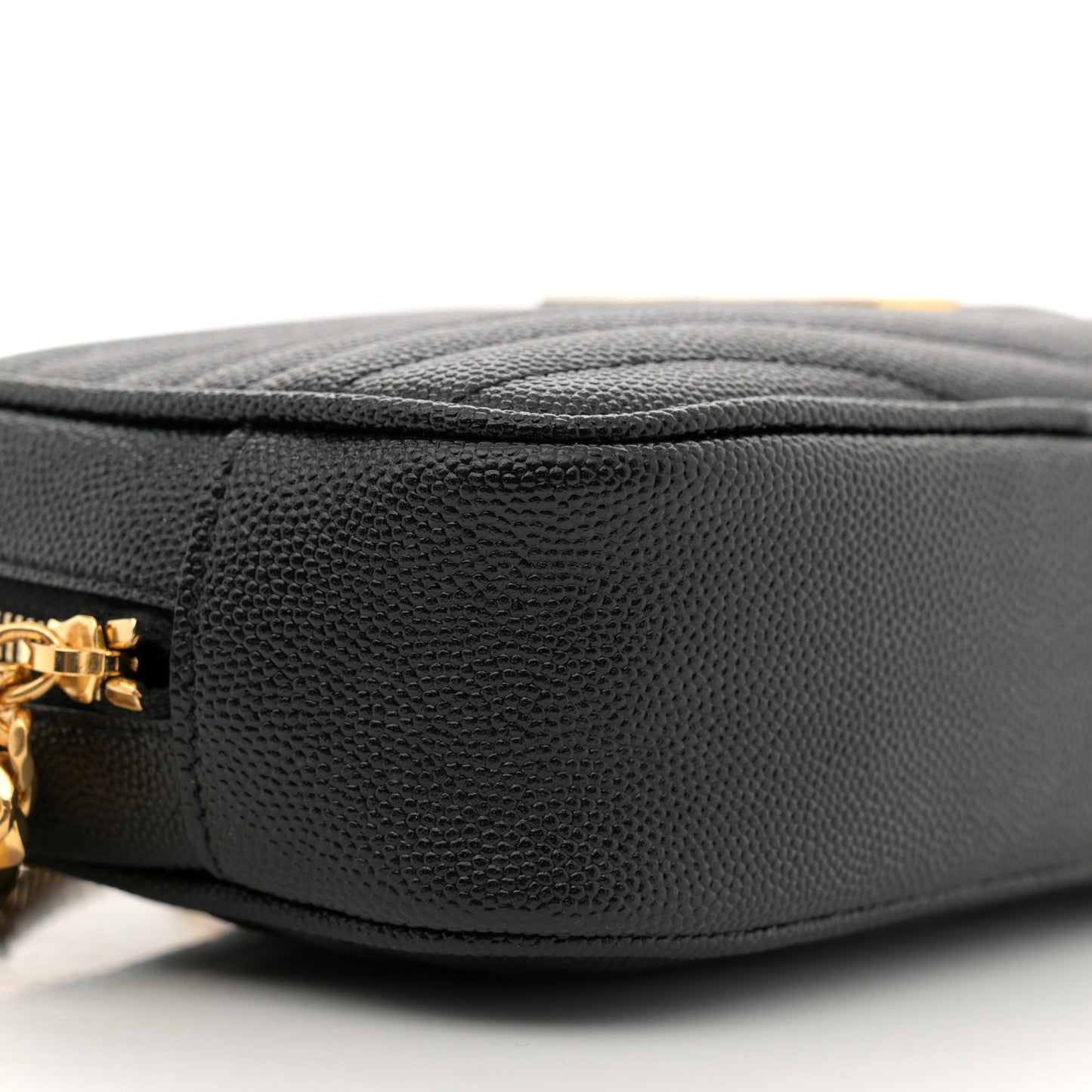 Grain De Poudre Matelasse Monogram Mini Lou Camera Bag Black