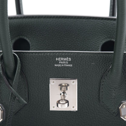 Hermes Togo Birkin 30 Vert Cypress 6 of 11