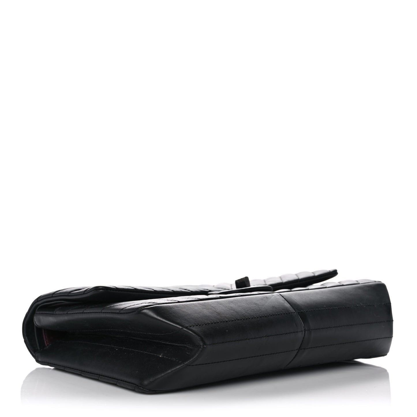 Aged Calfskin Chevron Quilted 2.55 Reissue 226 So Black