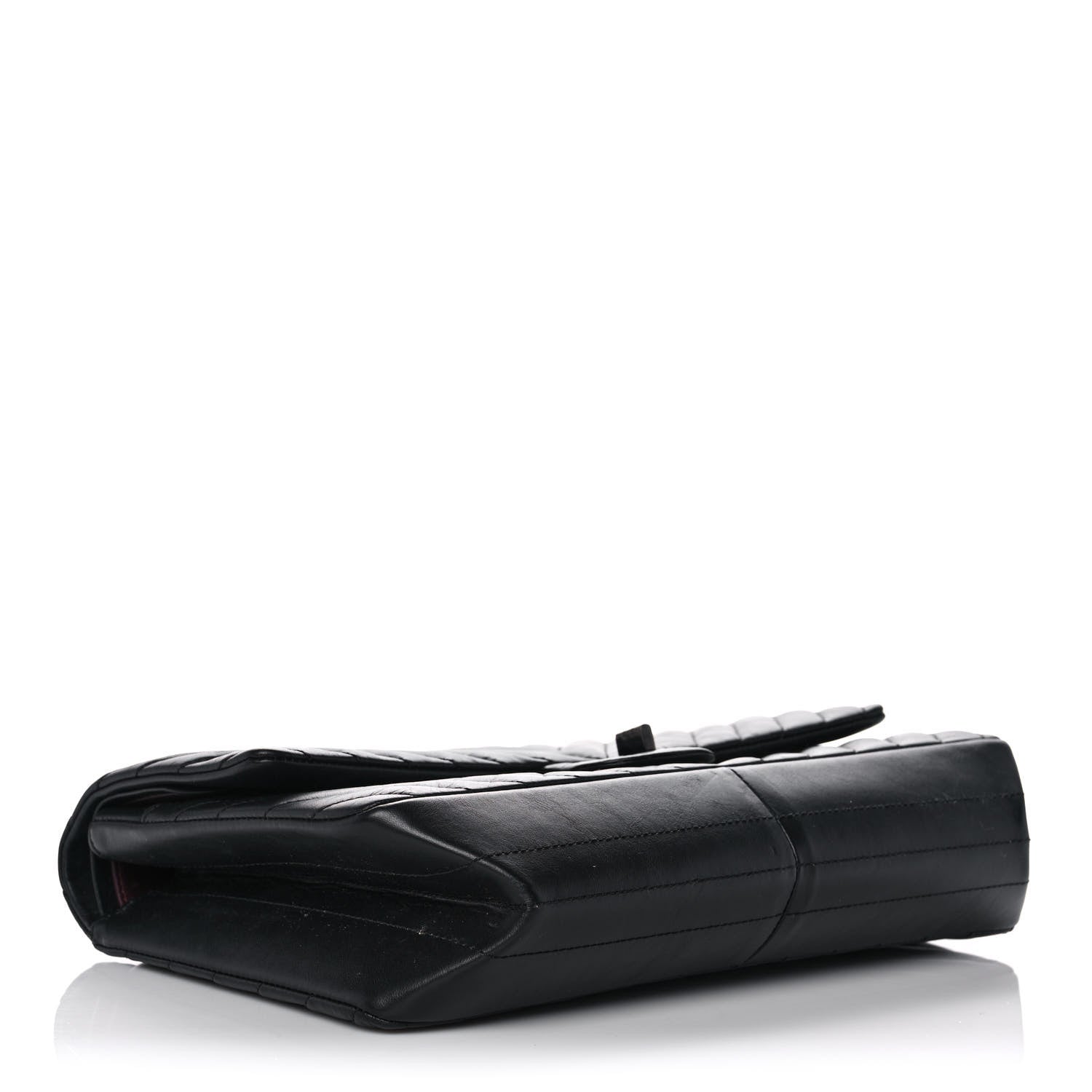 Chanel Aged Calfskin Chevron Quilted 2.55 Reissue 226 So Black 6 of 23