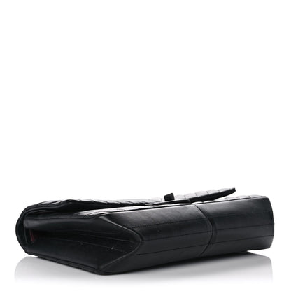Chanel Aged Calfskin Chevron Quilted 2.55 Reissue 226 So Black 6 of 23