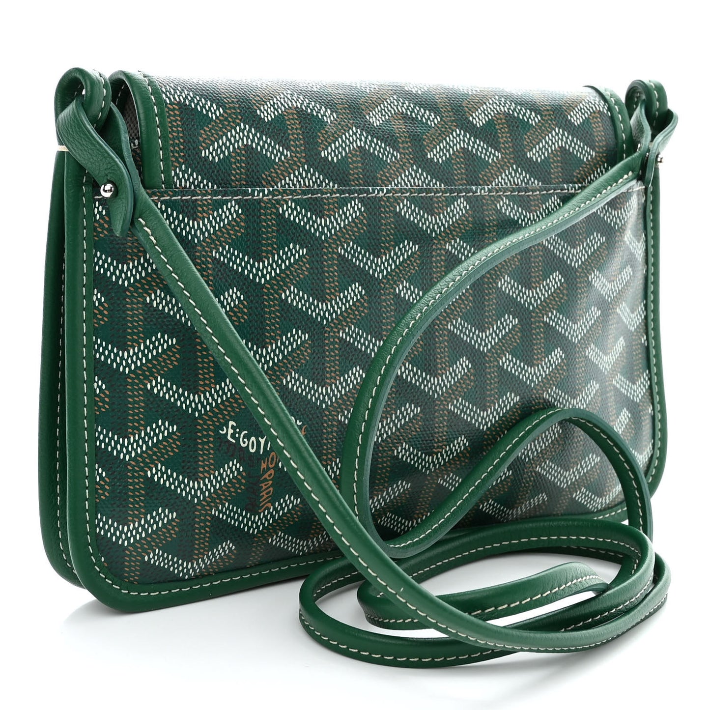 Goyardine Plumet Wallet Clutch Green