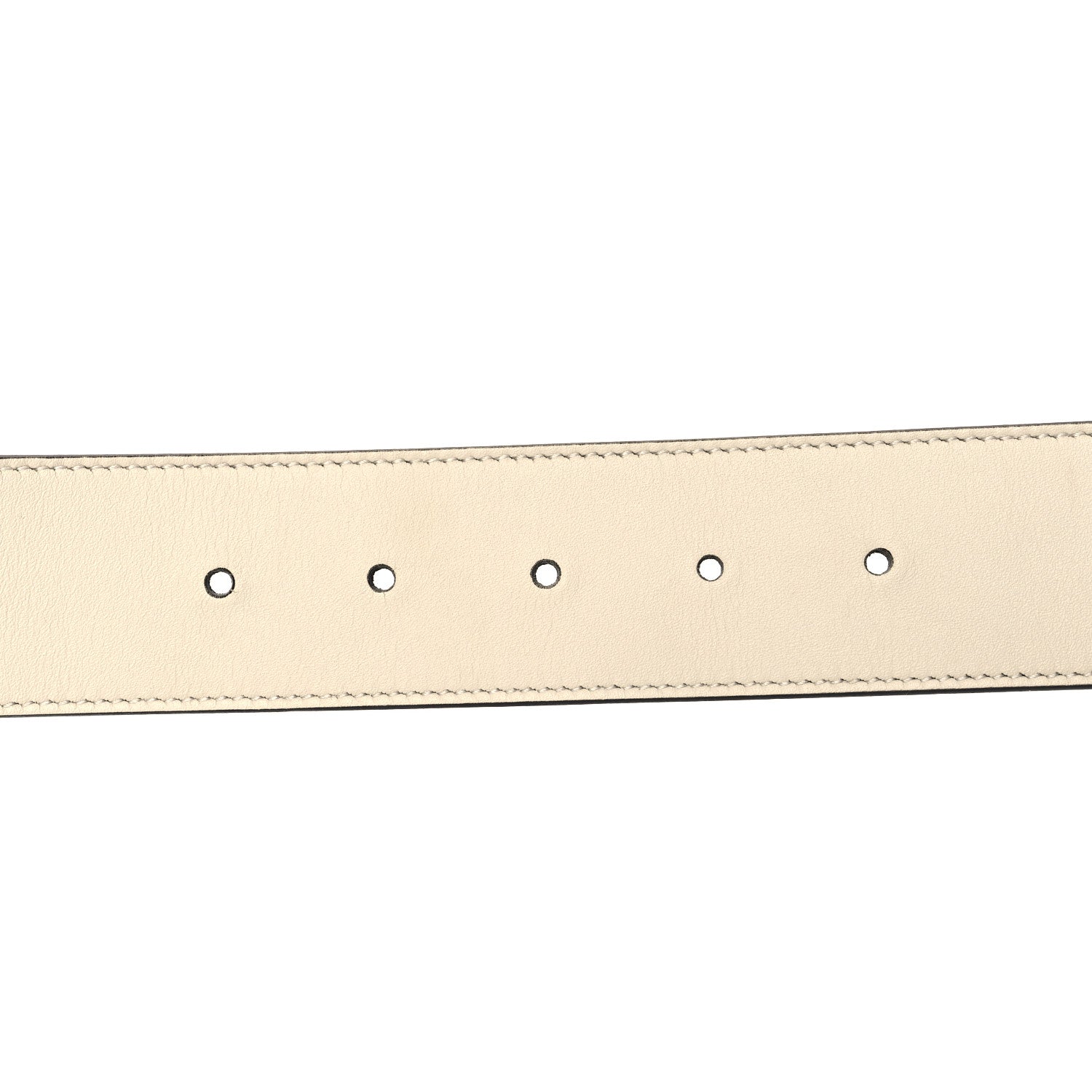 Gucci Calfskin Double G 40mm Belt 85 34 Mystic White 3 of 6