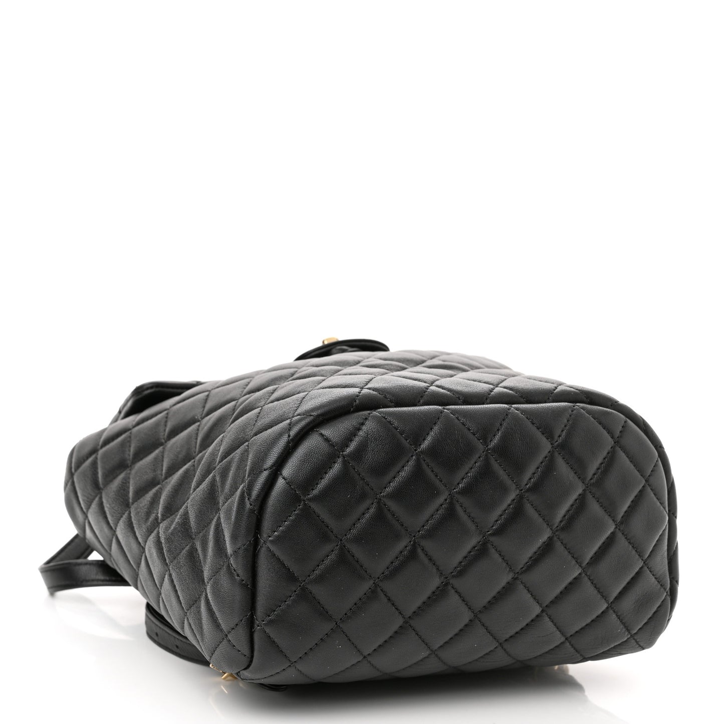 Lambskin Quilted Small Urban Spirit Backpack Black