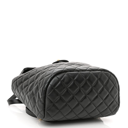Chanel Lambskin Quilted Small Urban Spirit Backpack Black 4 of 10