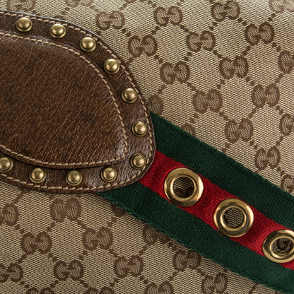 Gucci Monogram Pelham Messenger Shoulder Bag Ebony 7 of 7