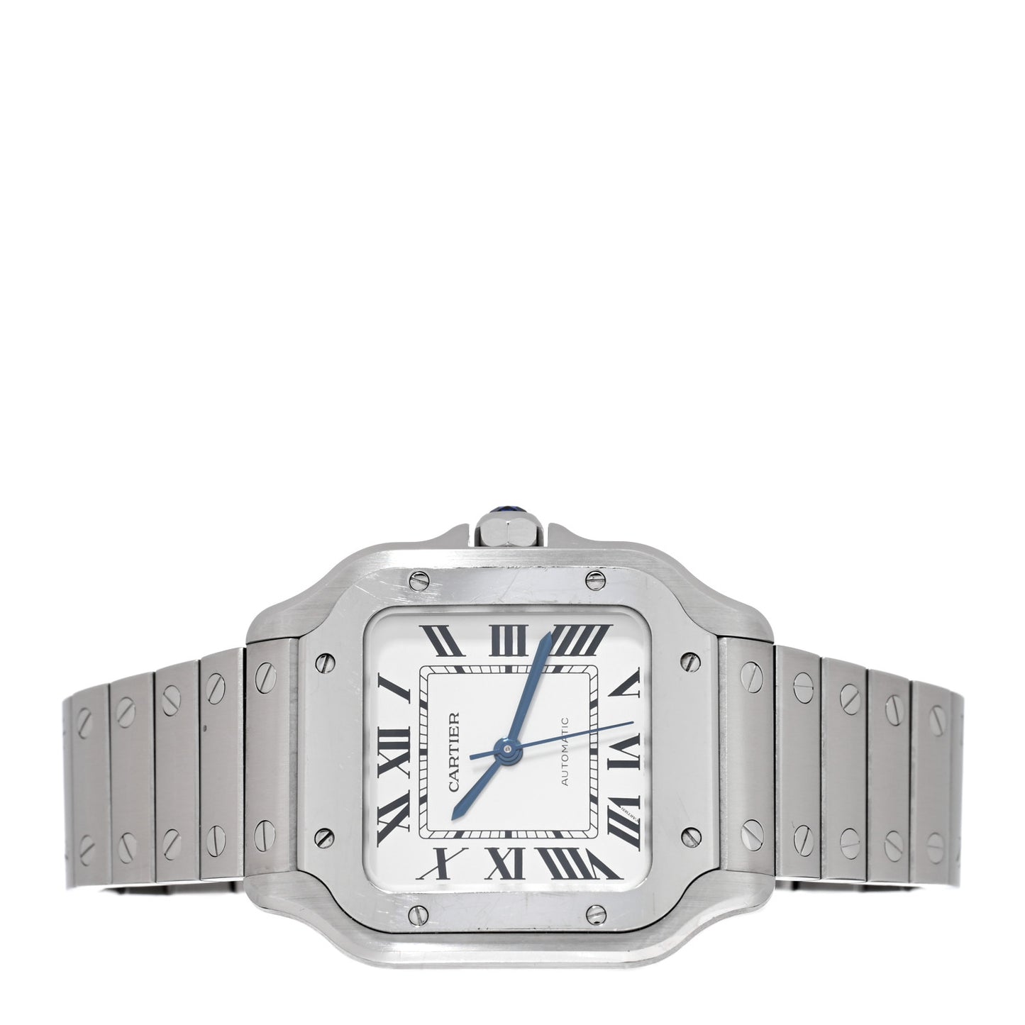 Stainless Steel 35mm Santos de Cartier Automatic Watch