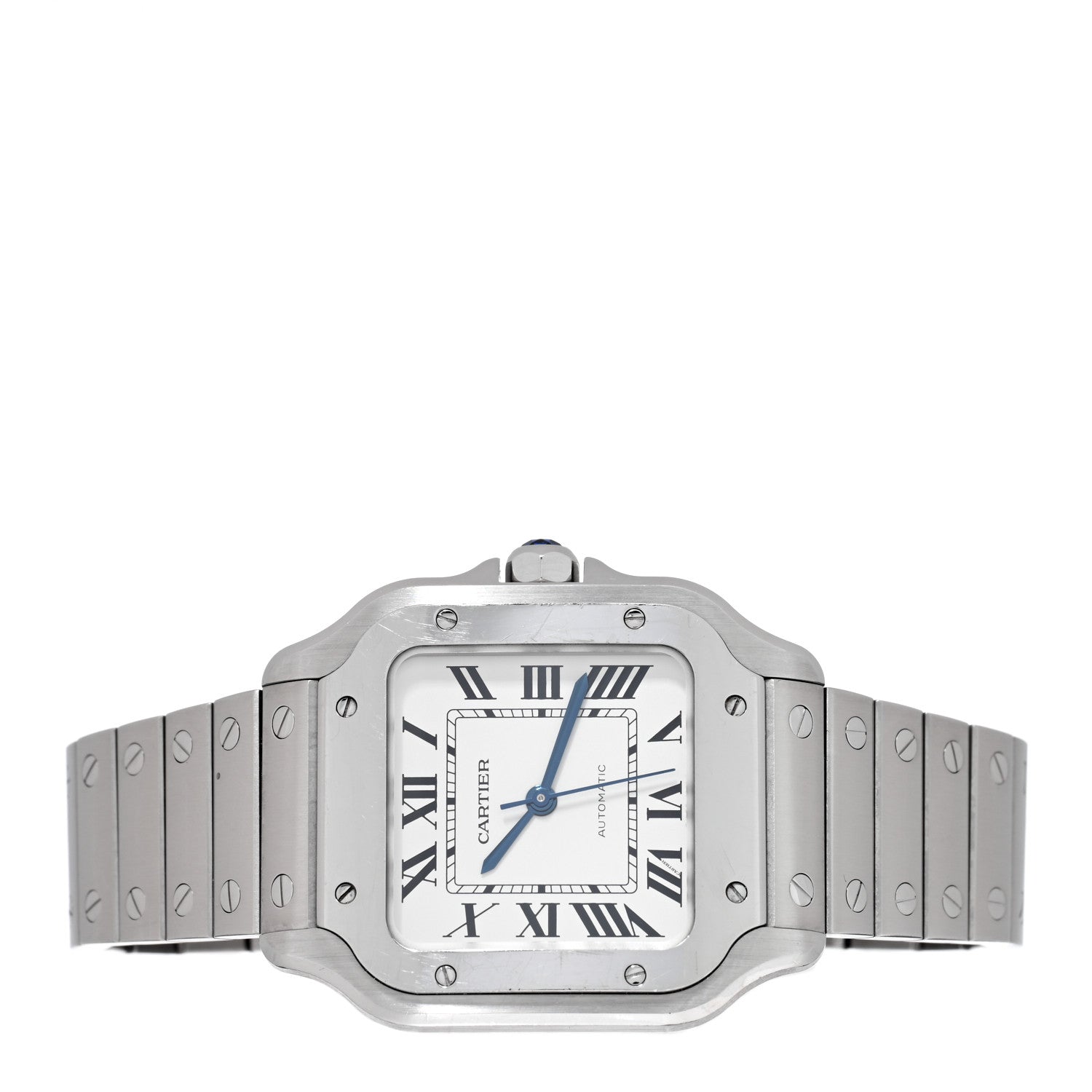 Cartier Stainless Steel 35mm Santos de Cartier Automatic Watch 2 of 5