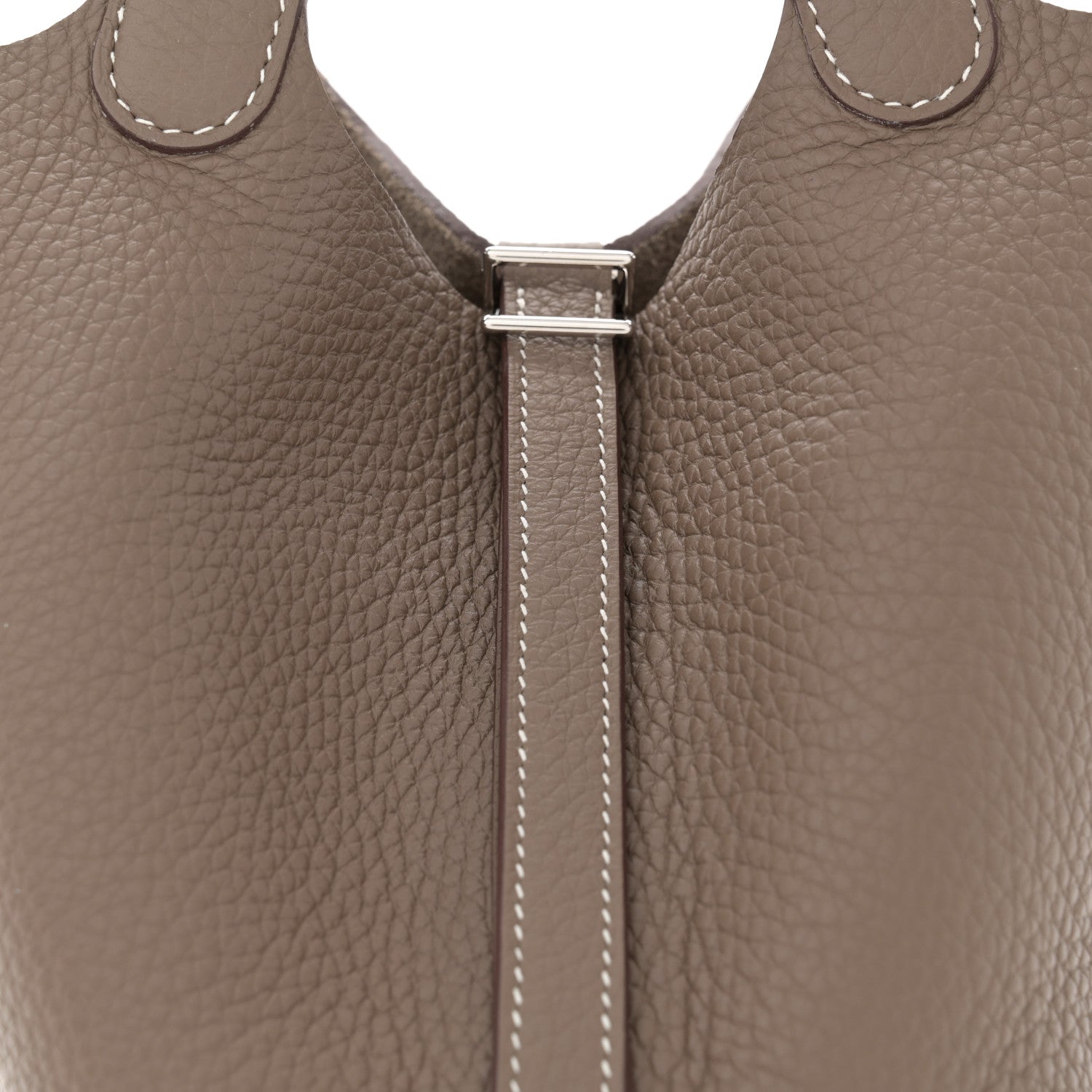 Hermes Taurillon Clemence Picotin Lock 18 PM Etoupe 8 of 10