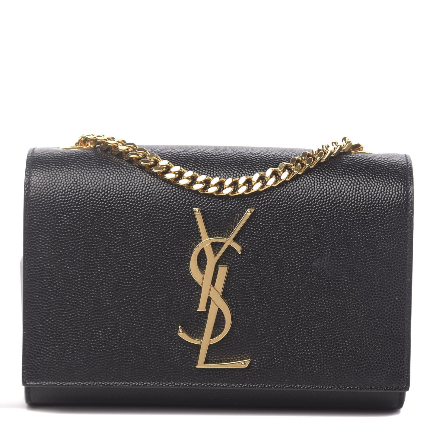Grain De Poudre Small Monogram Kate Satchel Black