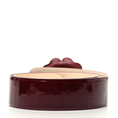 Chanel Patent Calfskin Camellia CC Belt 85 Red Gold 2 of 6