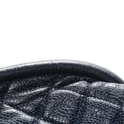 Chanel Caviar Quilted Timeless Clutch Navy 9 of 12