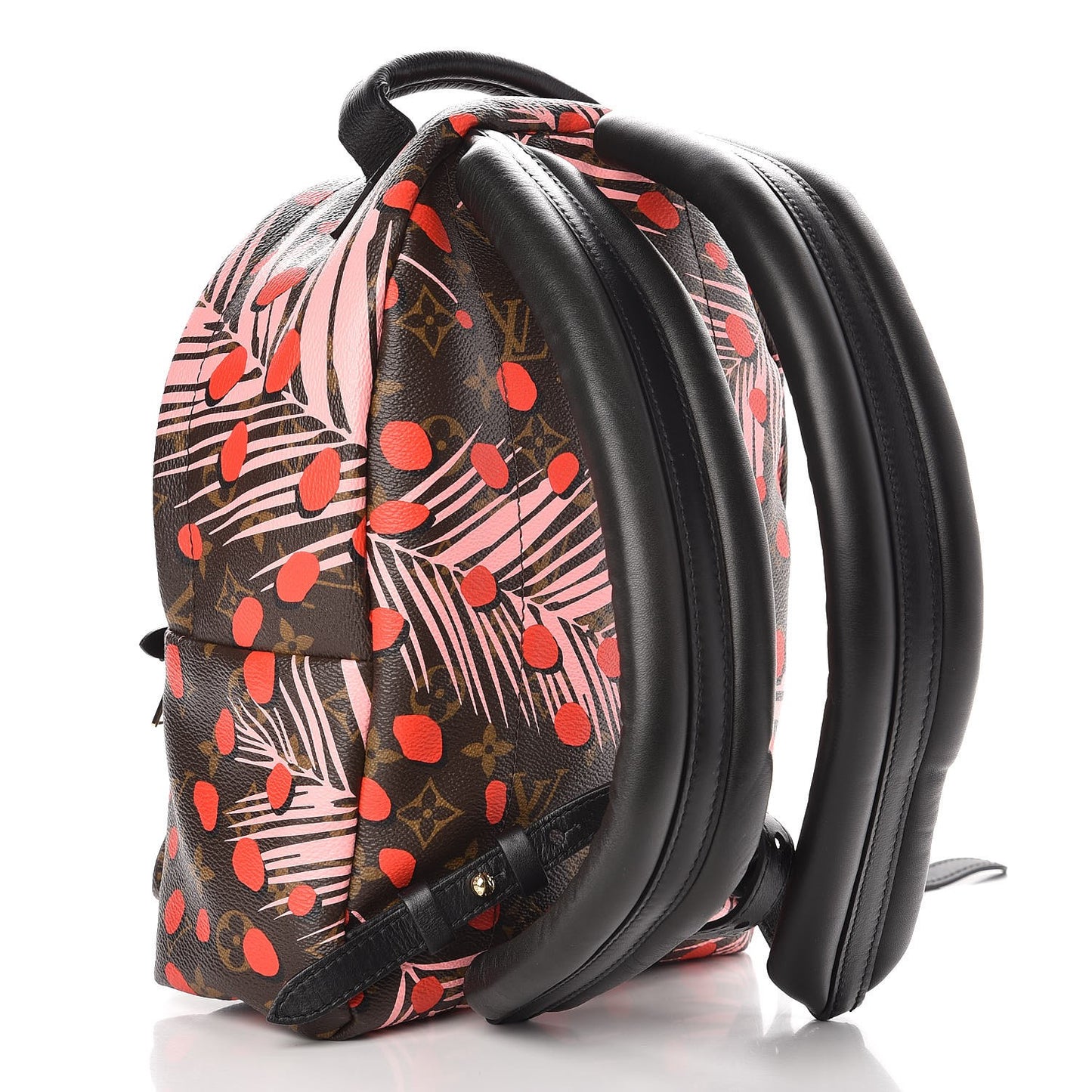 Monogram Jungle Dots Palm Springs Backpack PM Sugar Pink Poppy