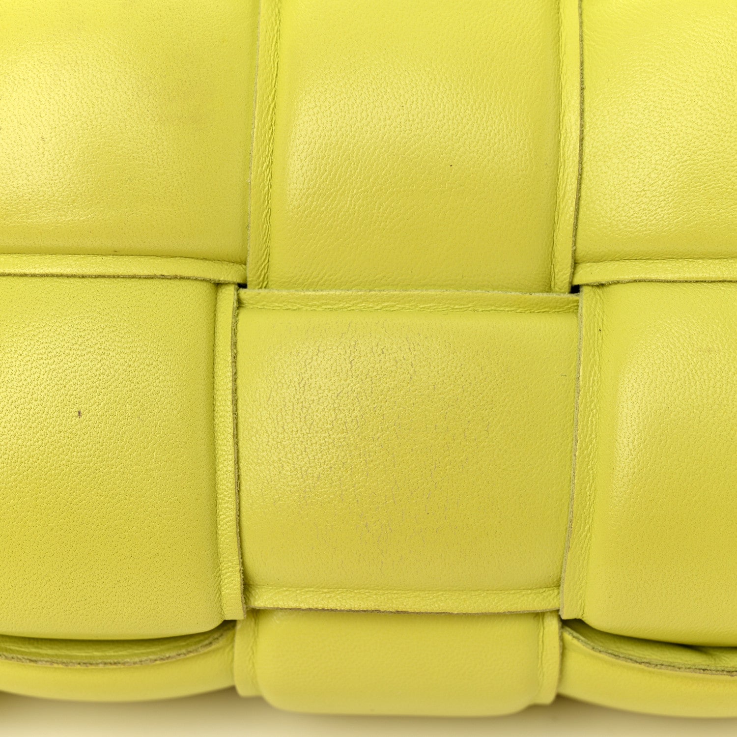 Bottega Veneta Lambskin Maxi Intreccio Padded Chain Cassette Crossbody Bag Seagrass 13 of 13