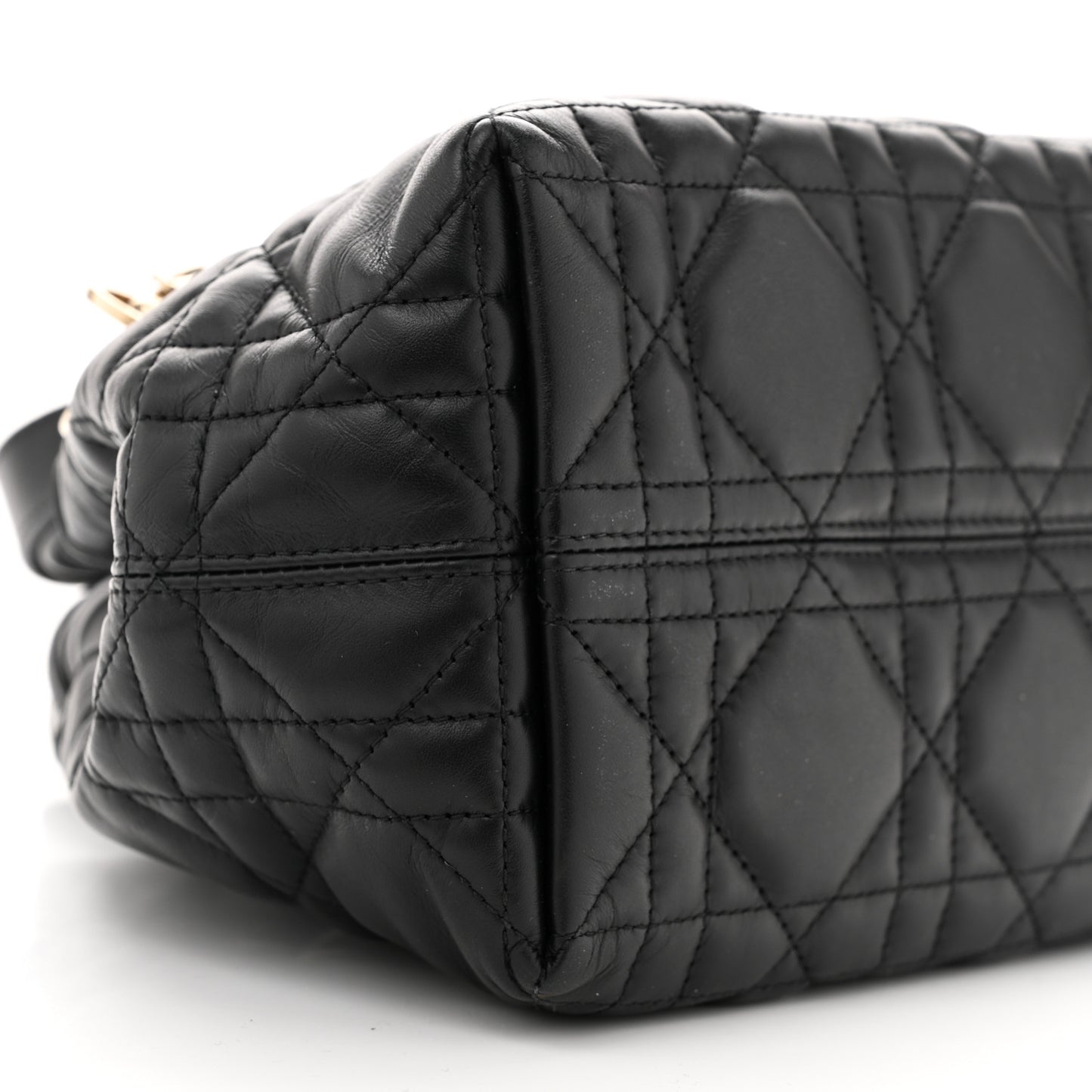Calfskin Macrocannage Small Toujours Black