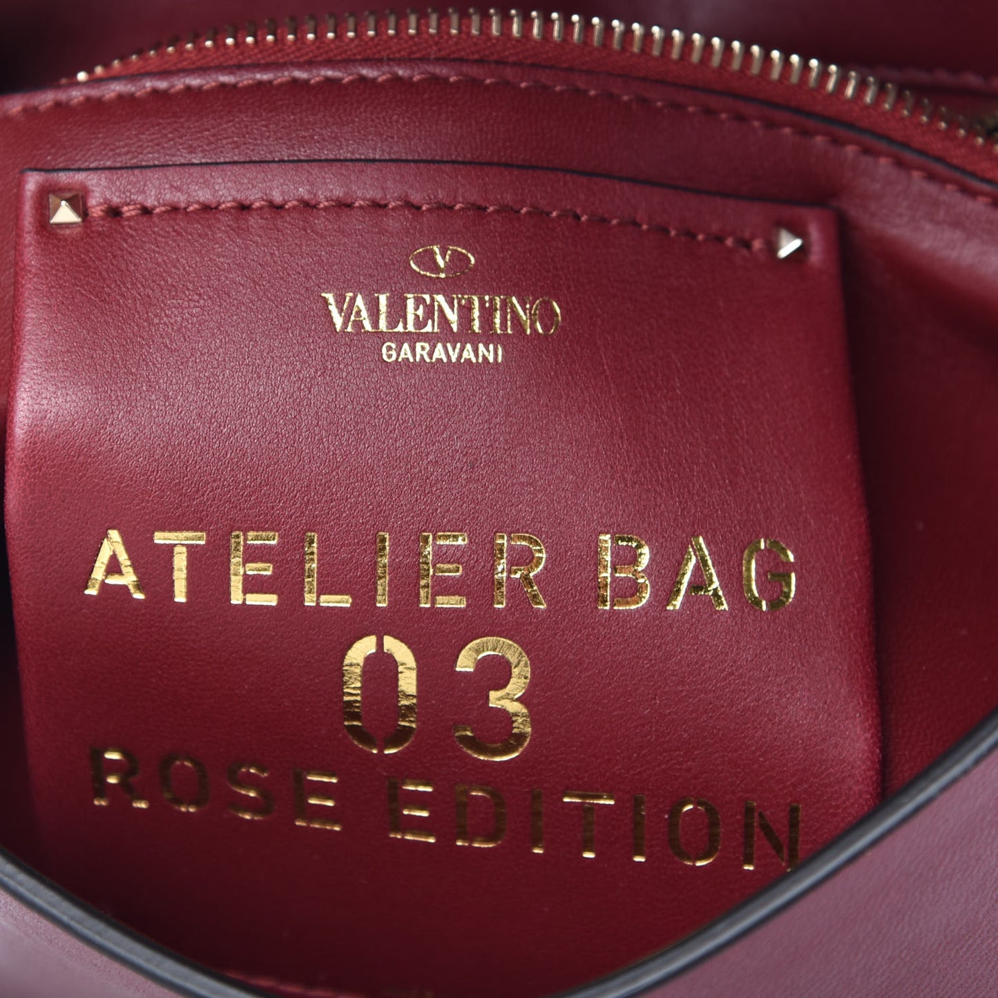 Nappa Atelier 03 Rose Edition Small Flap Crossbody Bag Cerise