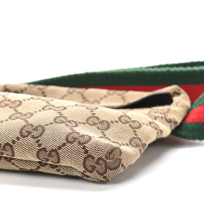 Gucci GG Monogram Double Pocket Belt Bag Dark Brown 12 of 14