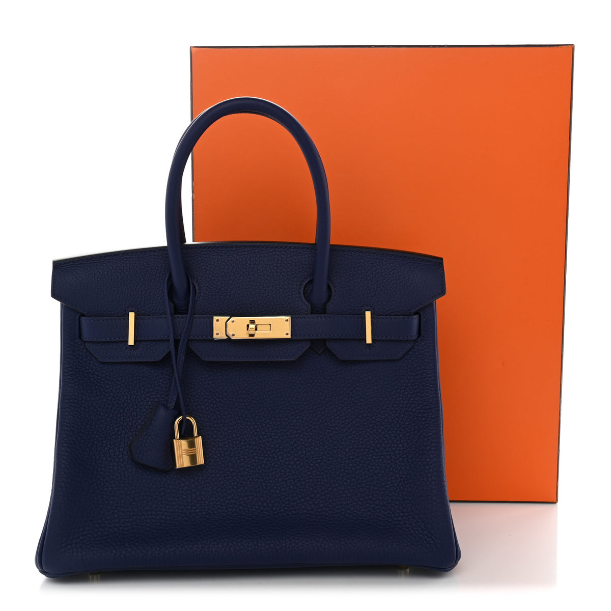 Hermes Togo BIRKIN 30 Bleu Encre 11 of 11
