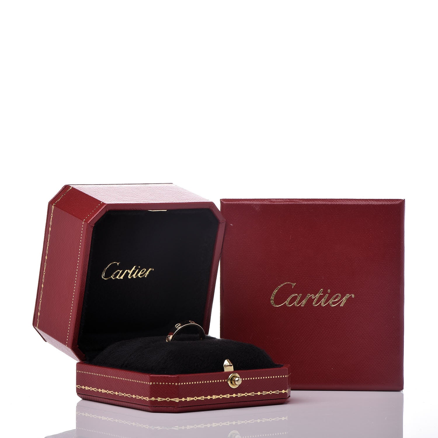Cartier 18K Yellow Gold 3.5mm LOVE Wedding Band Ring 52 6 5 of 5