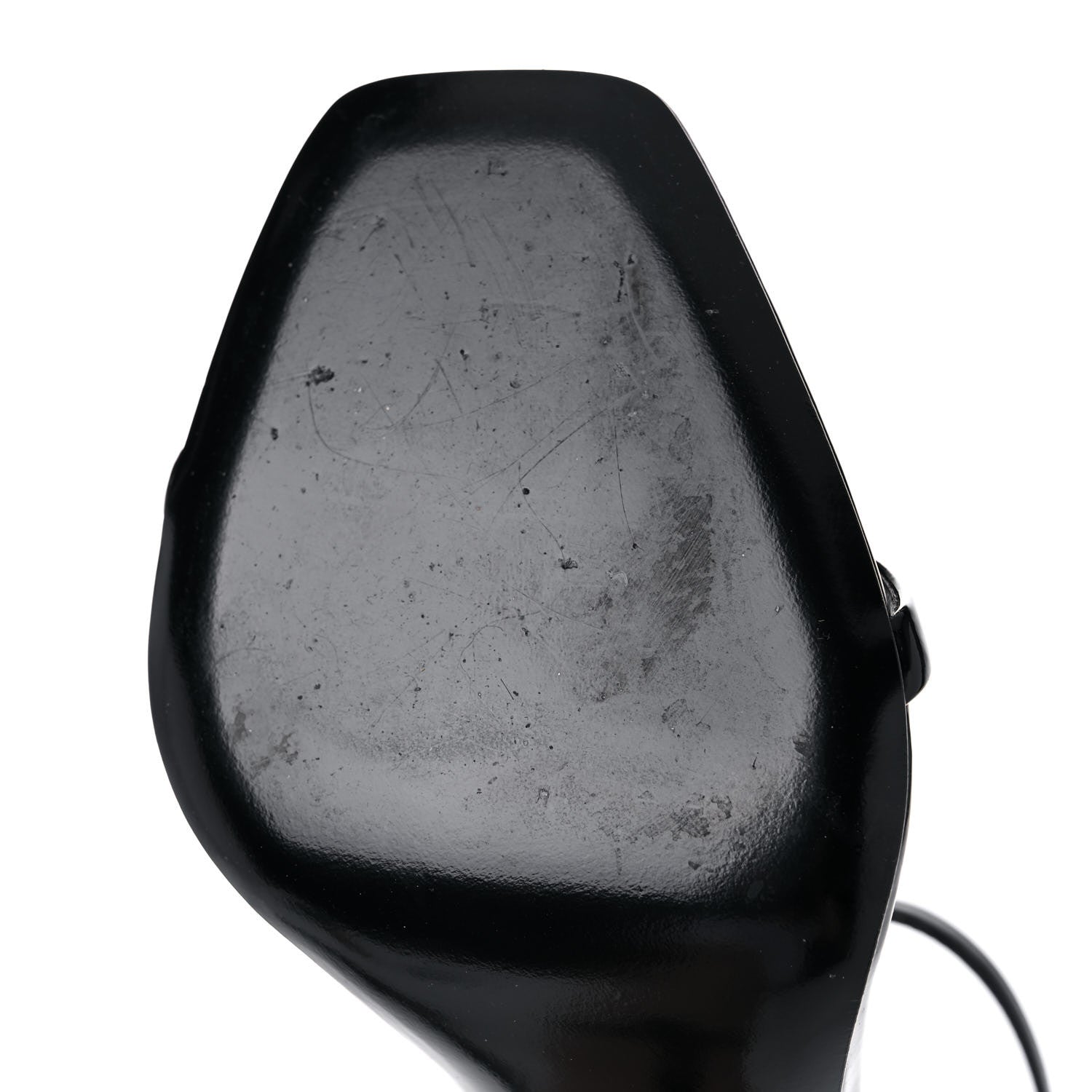 Saint Laurent Patent Calfskin Opyum 110 Sandals 37.5 Black 9 of 11