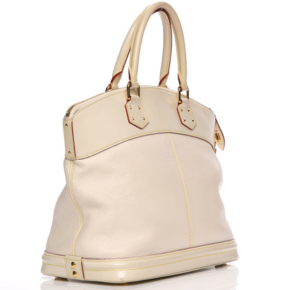 Louis Vuitton Suhali Lockit MM White 3 of 15