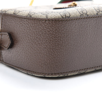 Gucci GG Supreme Monogram Web Neo Vintage Shoulder Bag Beige New Acero Crop 8 of 10