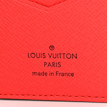 Louis Vuitton Taigarama Pocket Organizer NM Fire Red 6 of 8