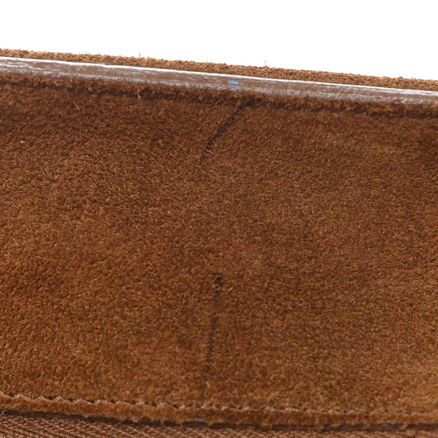 Suede Fringe Monogram Shopping Tote Light Ochre