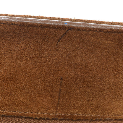 Saint Laurent Suede Fringe Monogram Shopping Tote Light Ochre 10 of 13