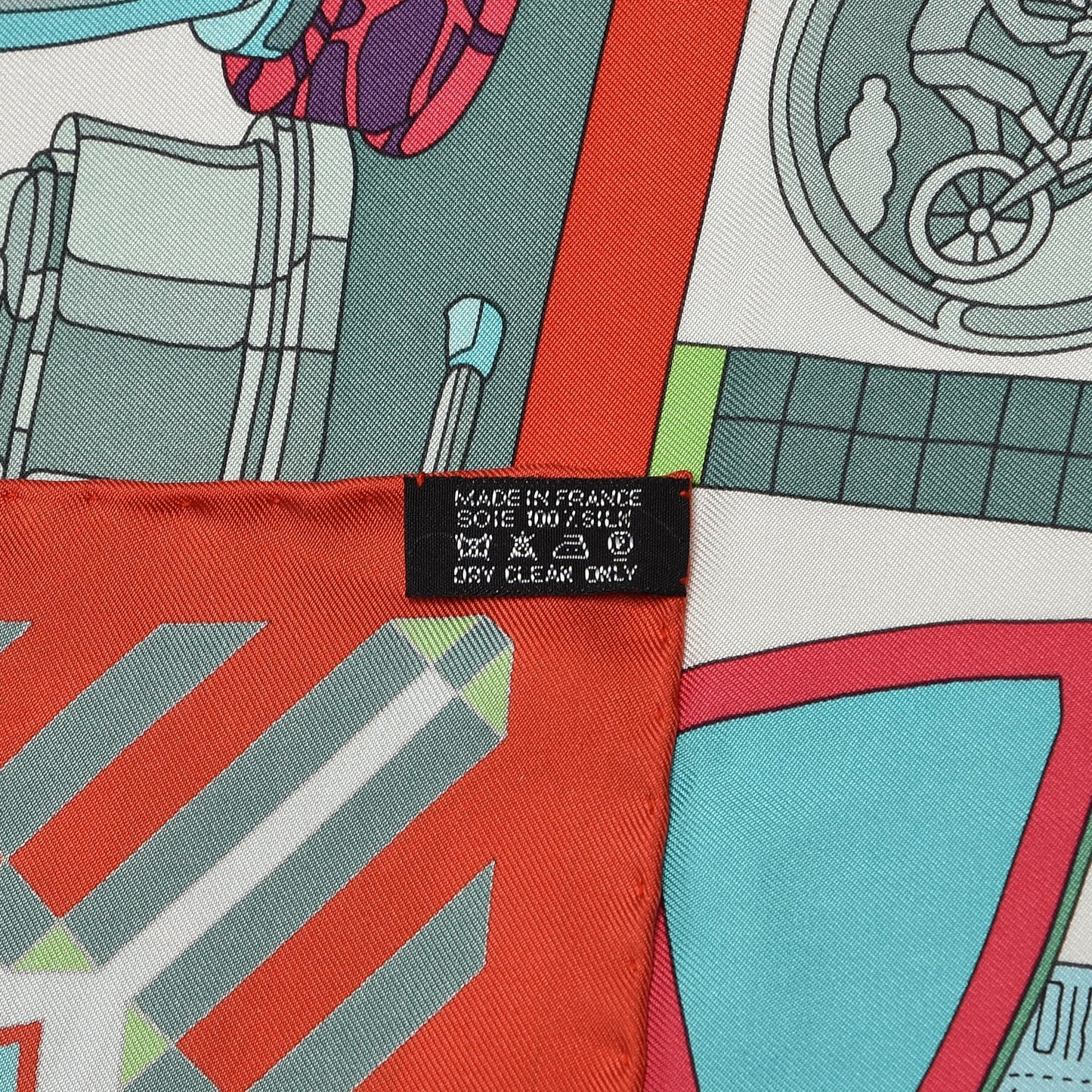 Silk Les Trophees Scarf 90