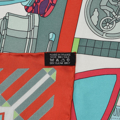 Hermes Silk Les Trophees Scarf 90 4 of 4
