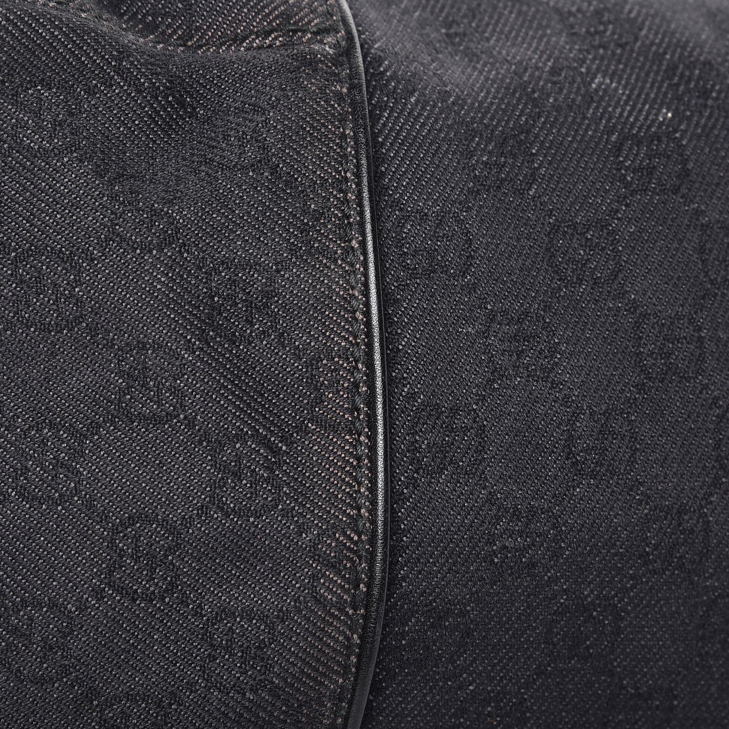 Denim Monogram Hobo Black