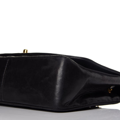 Chanel Lambskin Quilted Medium Single Flap Black 9 of 9