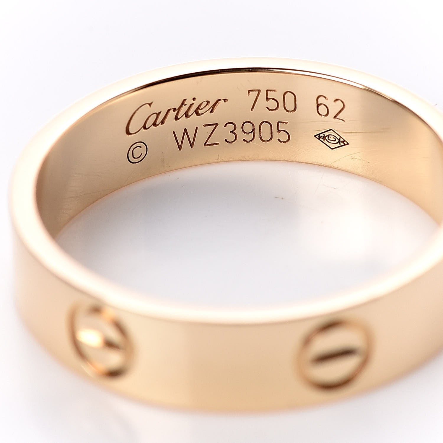 Cartier 18K Yellow Gold 5.5mm LOVE Ring 62 10 4 of 4