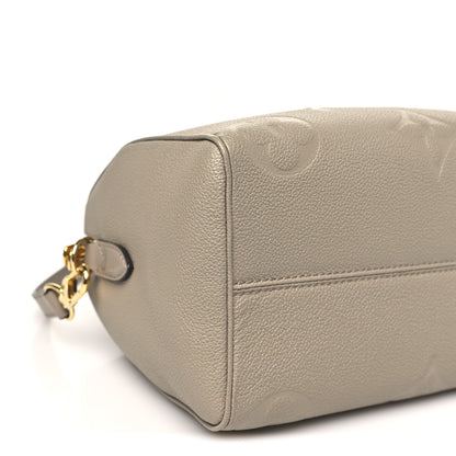 Louis Vuitton Empreinte Monogram Giant Speedy Bandouliere 25 Tourterelle 8 of 9