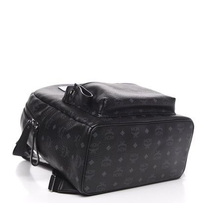 MCM Visetos Medium Stark Backpack Black 3 of 8
