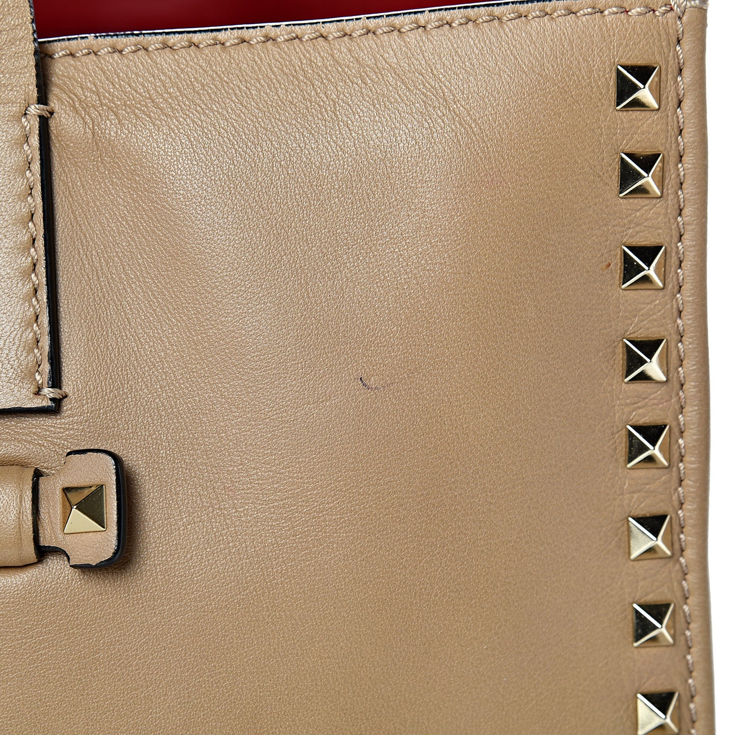 Nappa Medium Rockstud Soft Tote Alpaca