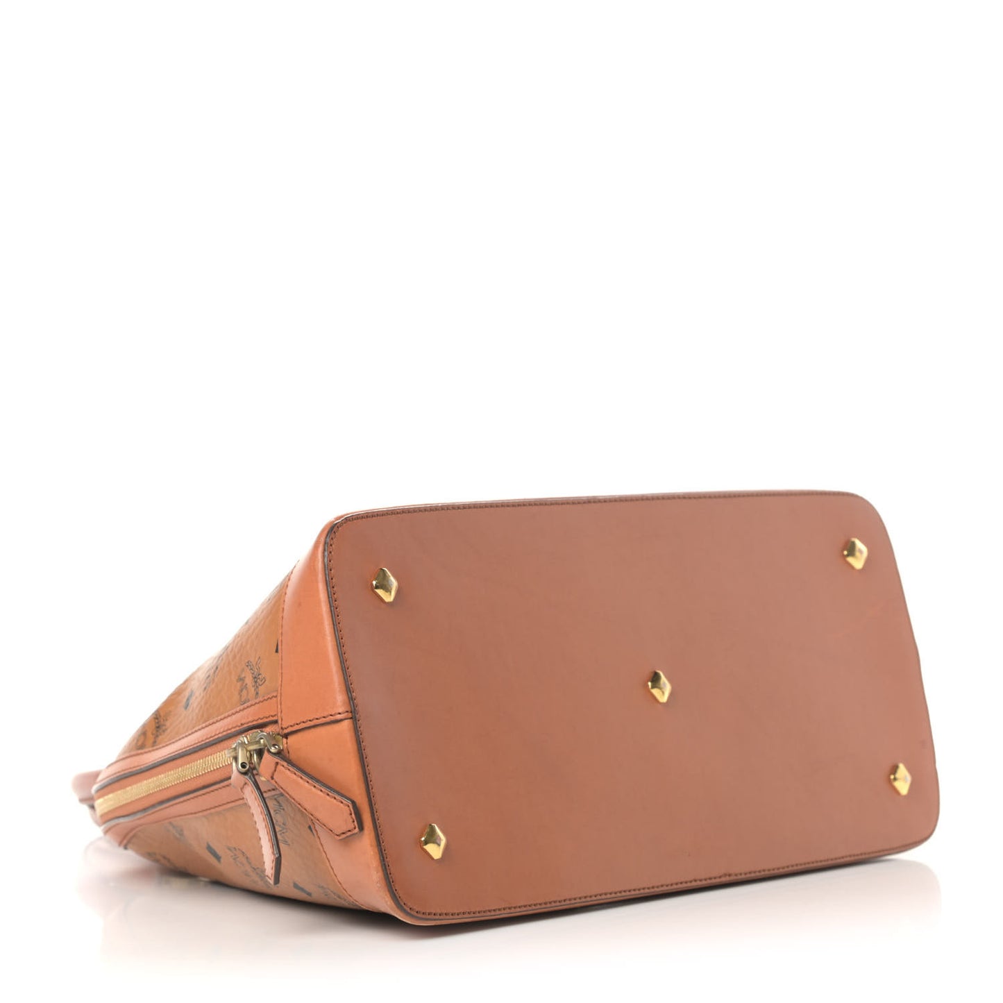 Visetos Heritage Bowler Bag Cognac