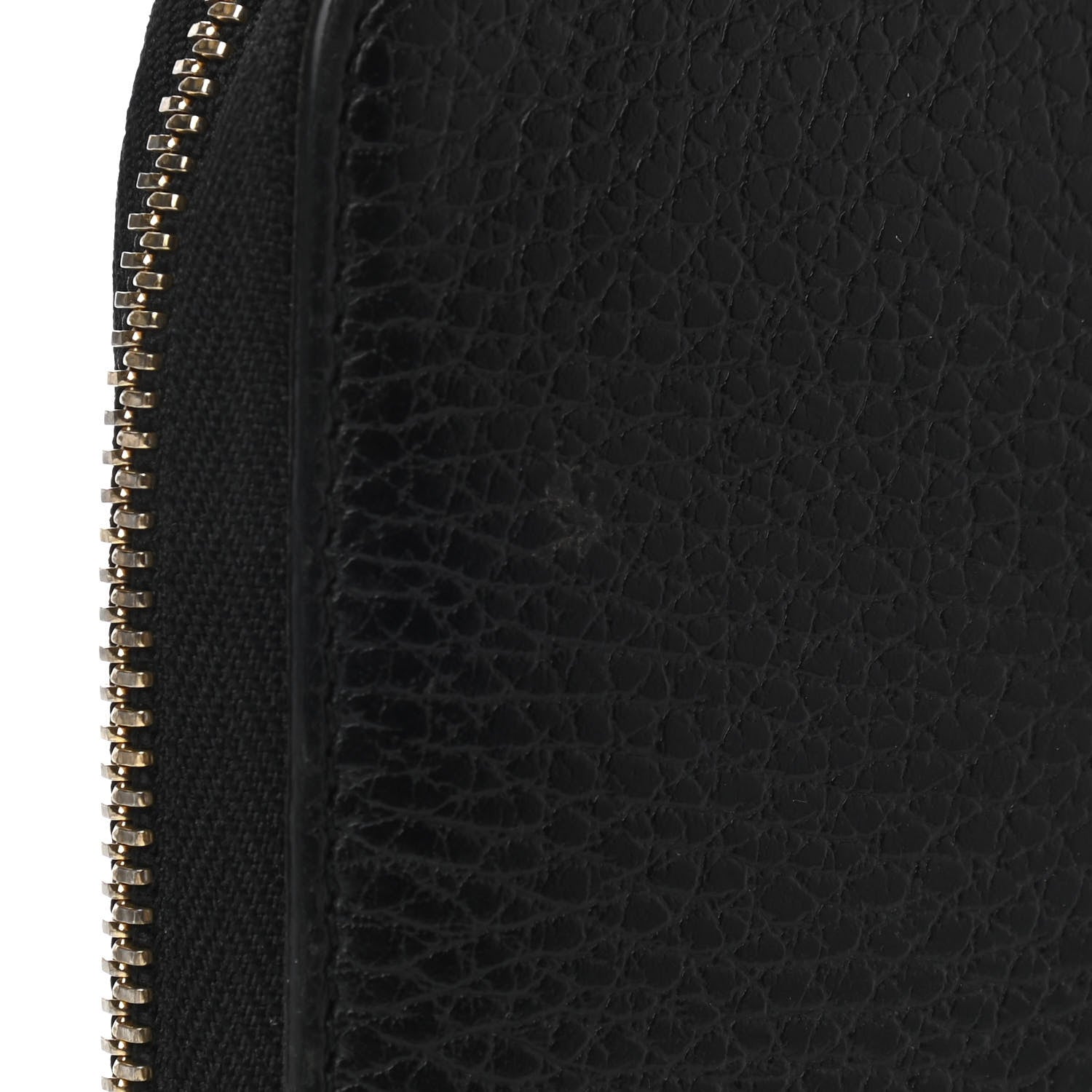 Gucci Dollar Calfskin GG Zip Around Wallet Black 8 of 8