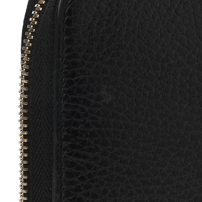 Gucci Dollar Calfskin GG Zip Around Wallet Black 8 of 8