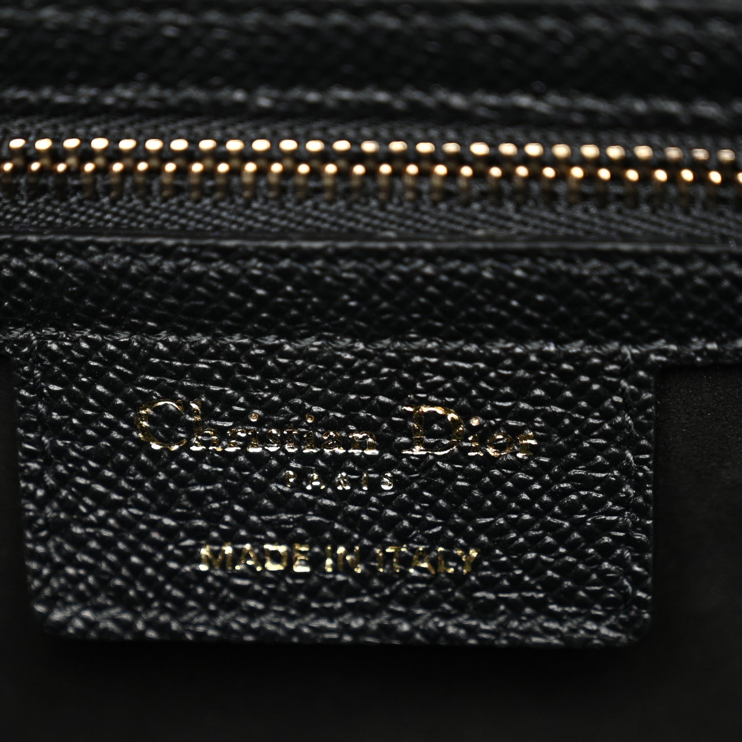 Grained Calfskin Saddle Bag With Strap Black