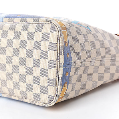 Louis Vuitton Damier Azur Summer Trunks Neo Neverfull MM 12 of 12