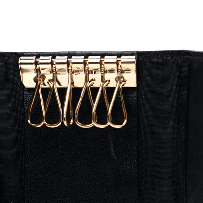 Chanel Caviar Timeless CC 6 Key Holder Case Black 5 of 5