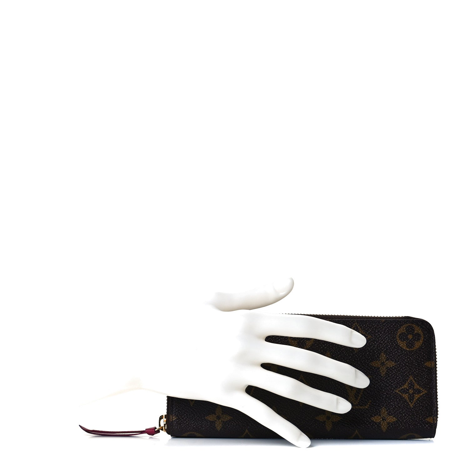 Louis Vuitton Monogram Clemence Wallet Fuchsia 8 of 8