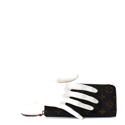 Louis Vuitton Monogram Clemence Wallet Fuchsia 8 of 8
