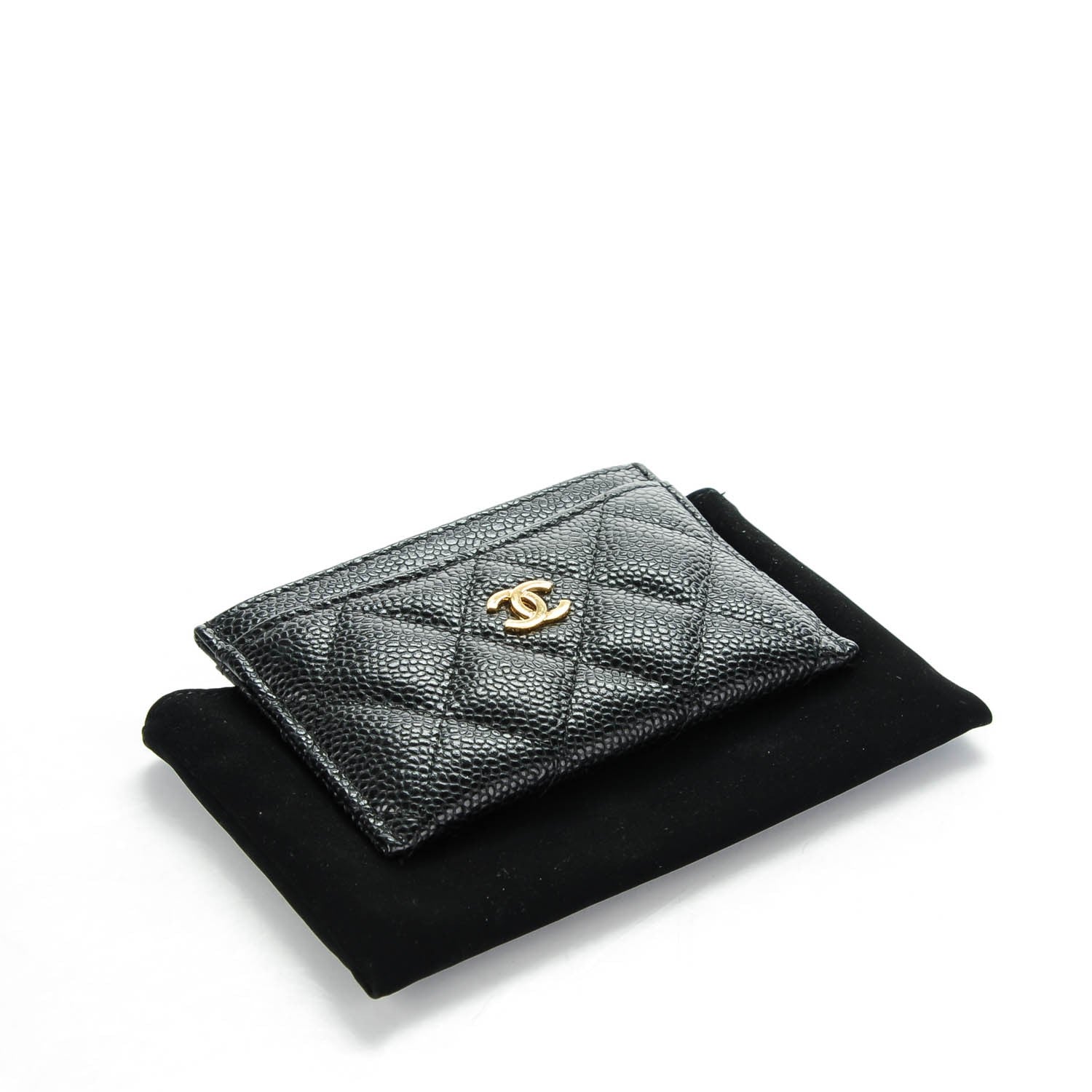 Chanel Caviar Quilted Card Holder Black 4 of 8